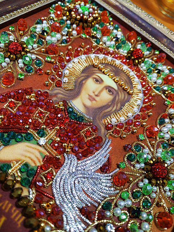 Набор вышивки хрустальными камнями «Святая Иулия» — картинка 5