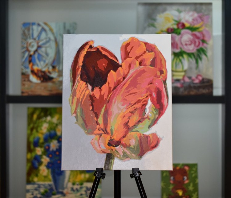 Картина по номерам «Тюльпан» — картинка 3