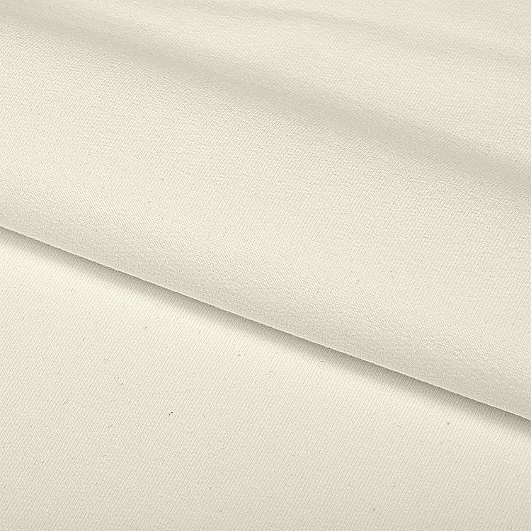 Ткань трикотаж Футер 2х нитка, петля с лайкрой, 10 м x 180 см, 240 г/м², цвет: экрю, TBY — картинка 4