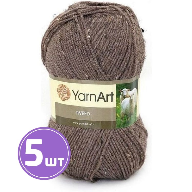 Пряжа YarnArt Tweed (229), твид, 5 шт. по 100 г