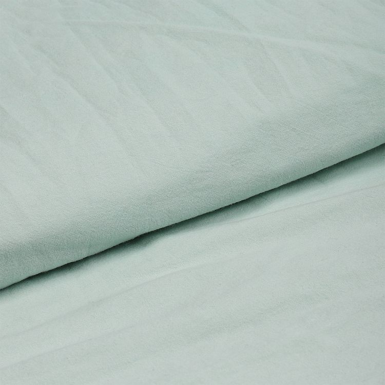 Ткань Хлопок крэш, 1 м х 150 см, 90 г/м², цвет: мятный, TBY — картинка 3