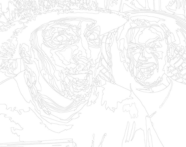 Картина по номерам «КиШ Король и Шут рок: Горшенев и Князев 2» — картинка 3