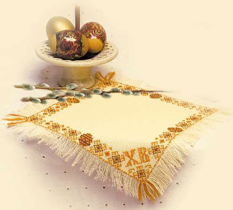 Набор для вышивания «Салфетка. Христос Воскресе» — картинка 2