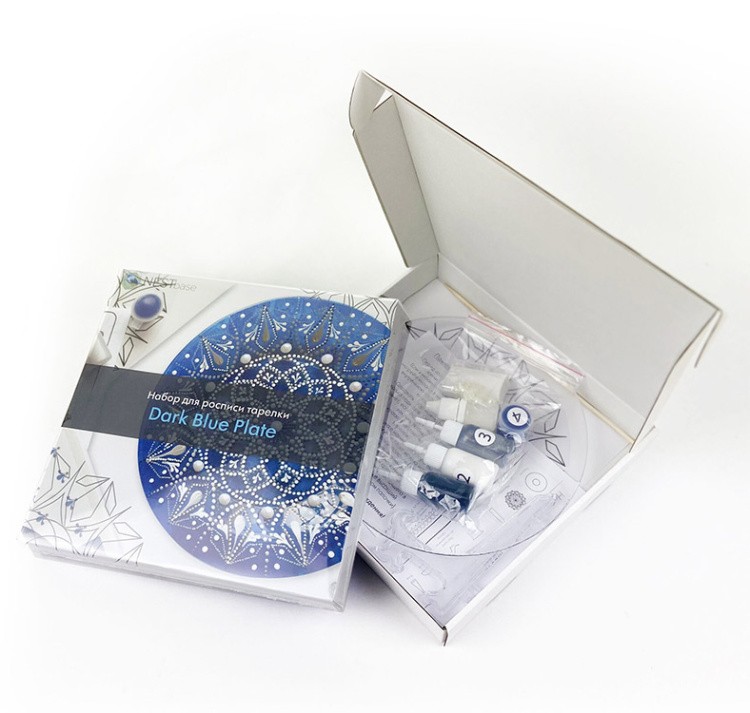 Набор для точечной росписи «Dark Blue Plate» — картинка 2