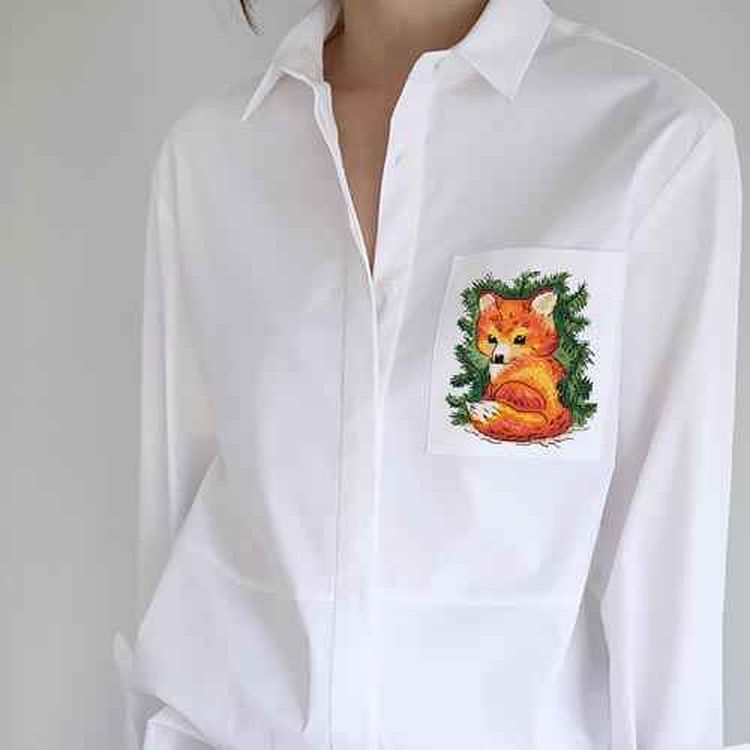 Набор для вышивания «Лисёнок в еловых ветках» — картинка 2