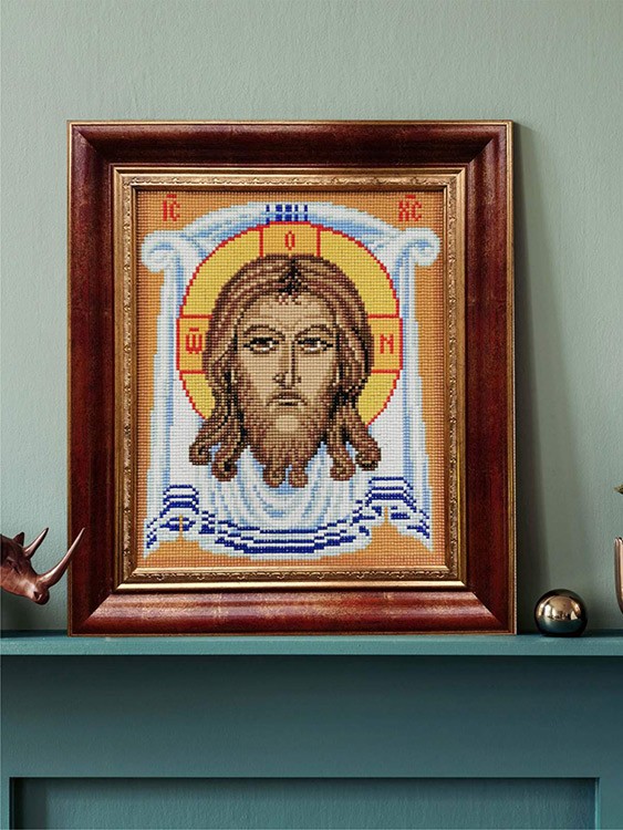 Алмазная вышивка «Спас Нерукотворный» — картинка 6