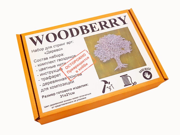 Набор для творчества STRING ART «Дерево» — картинка 2