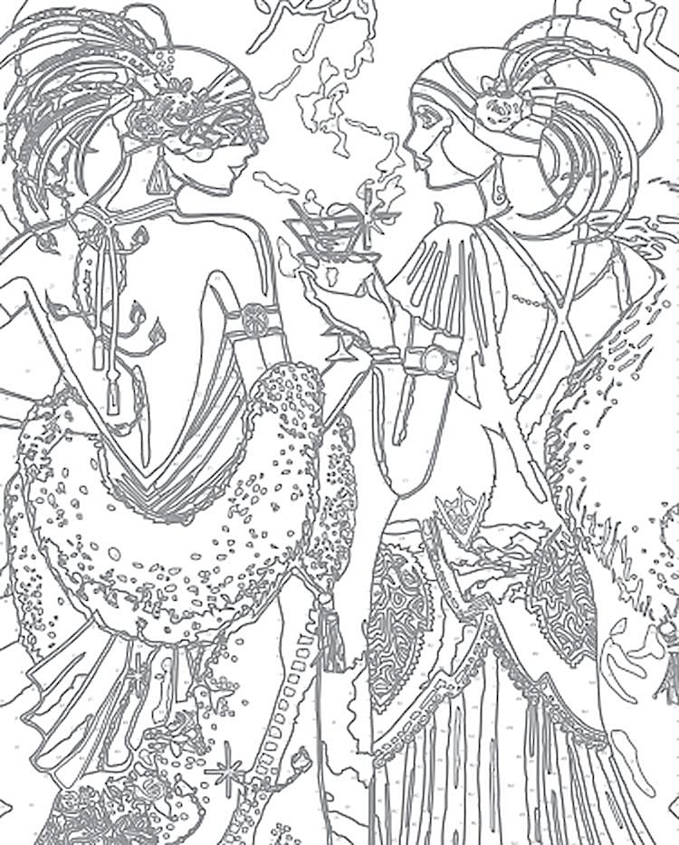 Картина по номерам «Арт Деко» — картинка 2