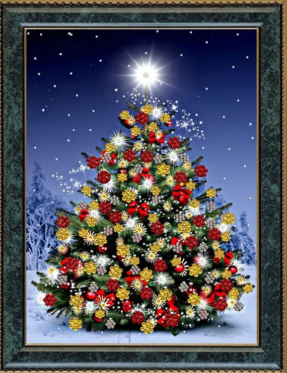 Набор для вышивания бусинами «Ёлка» — картинка 2