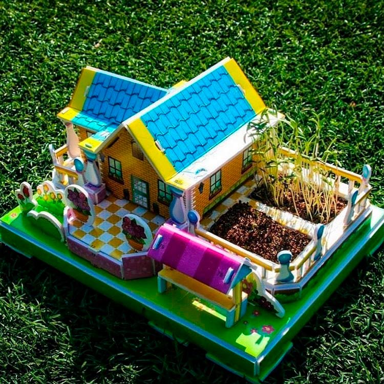 3Д пазл Стильная вилла — картинка 4