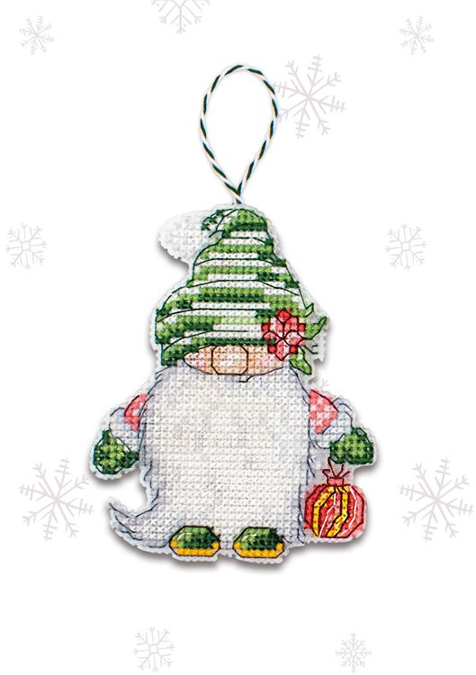 Набор для вышивания «Рождественские гномы» — картинка 8