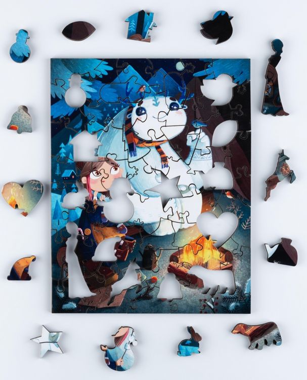 Деревянный пазл-головоломка Mr.Puzz «Маршмеллоу для нового друга» — картинка 2