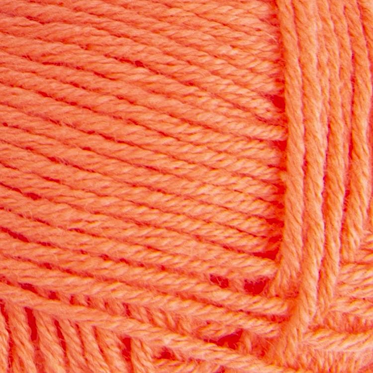 Пряжа YarnArt Flowers Unicolor (737), яркий абрикос, 5 шт. по 50 г — картинка 2