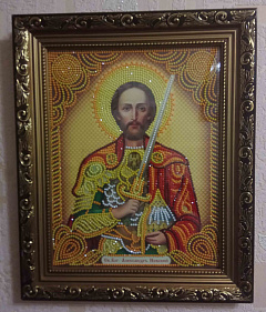 Алмазная вышивка «Икона Александр Невский