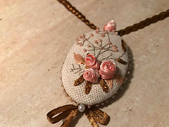 Набор для вышивания «Кулон. Винтаж»