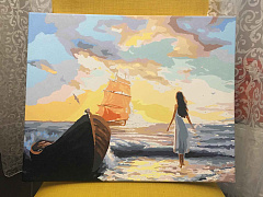 Картина по номерам «Алые паруса» Ильи Морозова